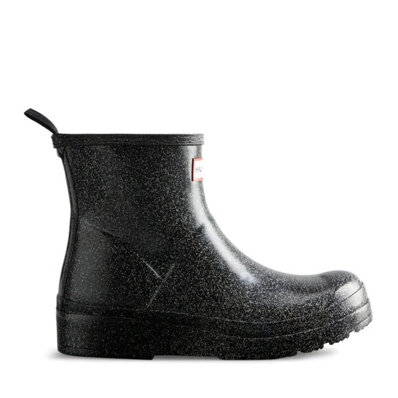 Hunter Women's PLAY™ Starcloud Glitter Short Rain Boots in Black - Picture 5 of 9